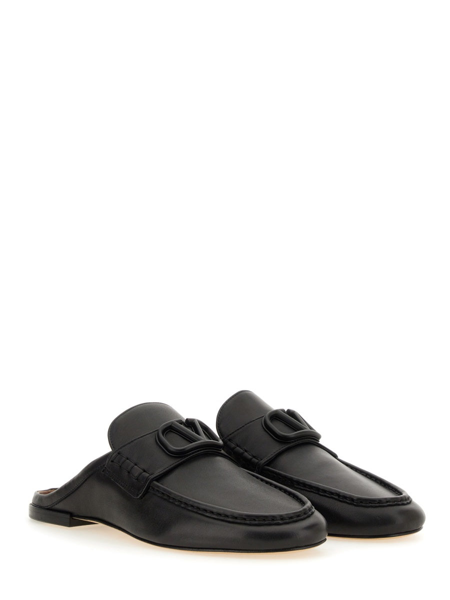 VALENTINO GARAVANI Timeless Leather Slippers for Men