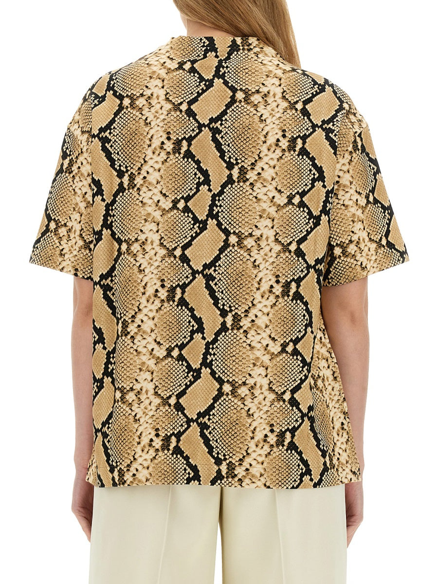 JIL SANDER Women's Animal Pattern T-Shirt - Size S