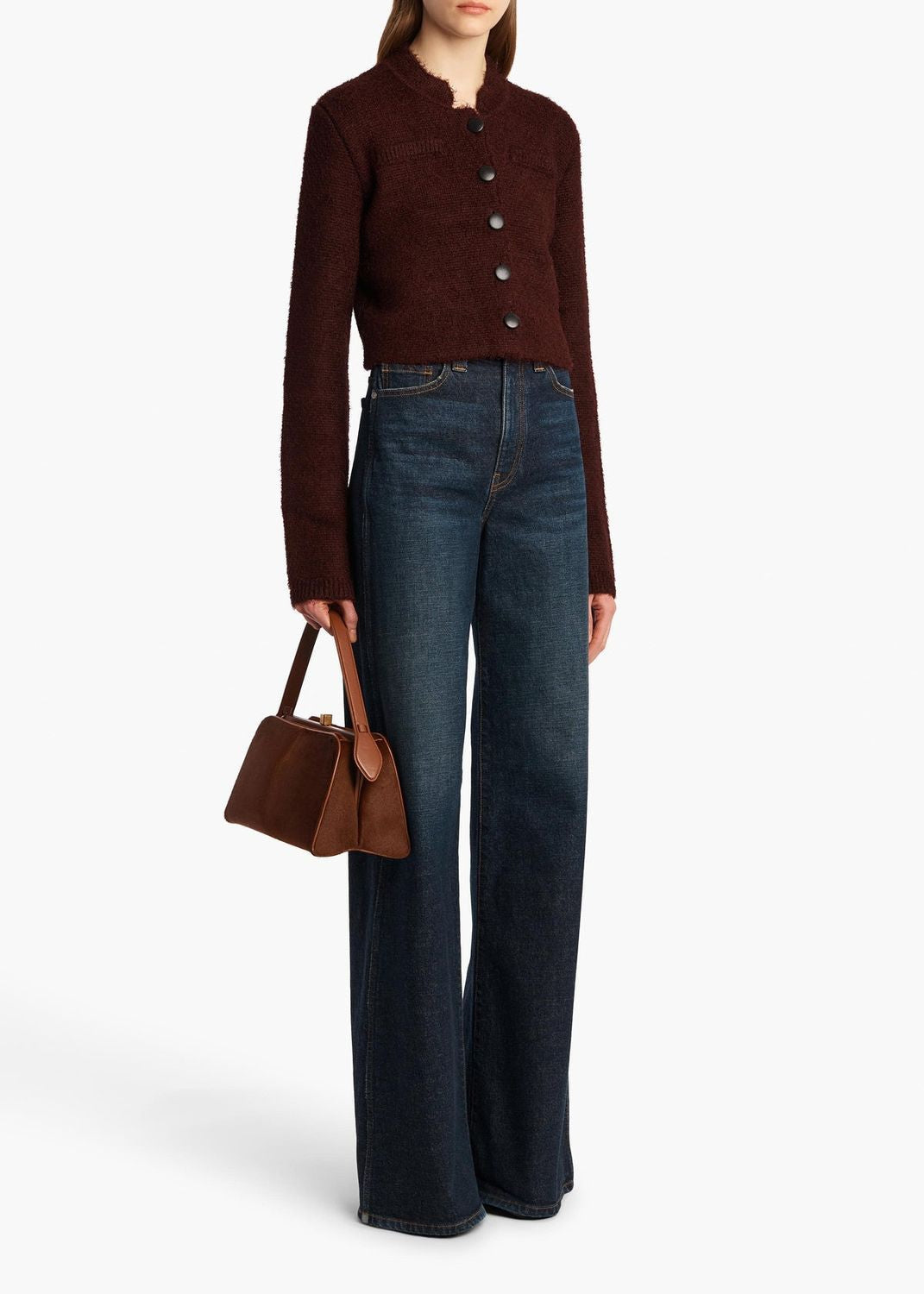 KHAITE Mini Silk Cashmere Jacket