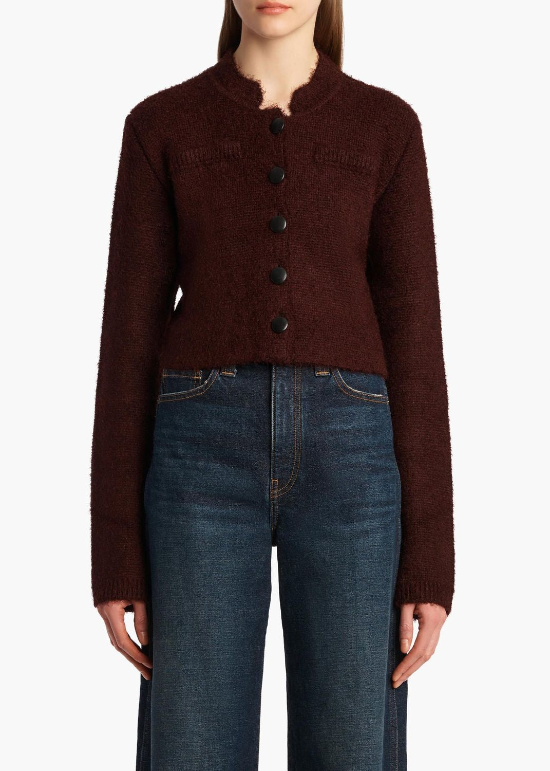 KHAITE Mini Silk Cashmere Jacket