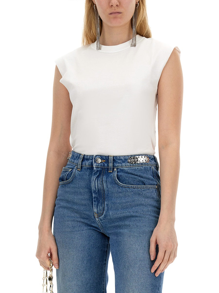 RABANNE Cotton T-Shirt for Women - Size S