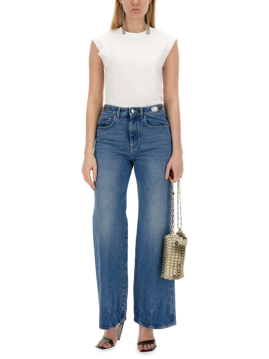 RABANNE Cotton T-Shirt for Women - Size S