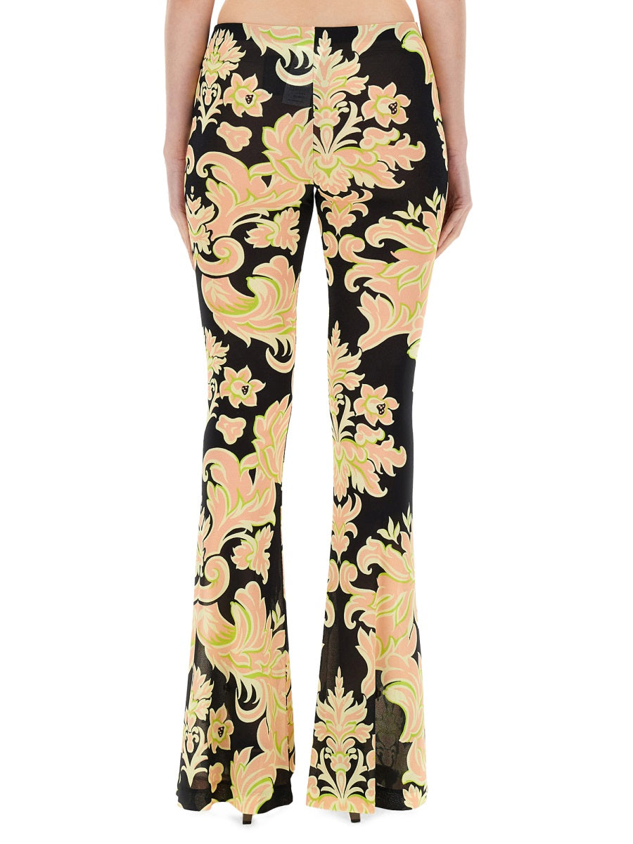 ETRO Slim Fit Printed T-Shirt Pants - Size 40 IT