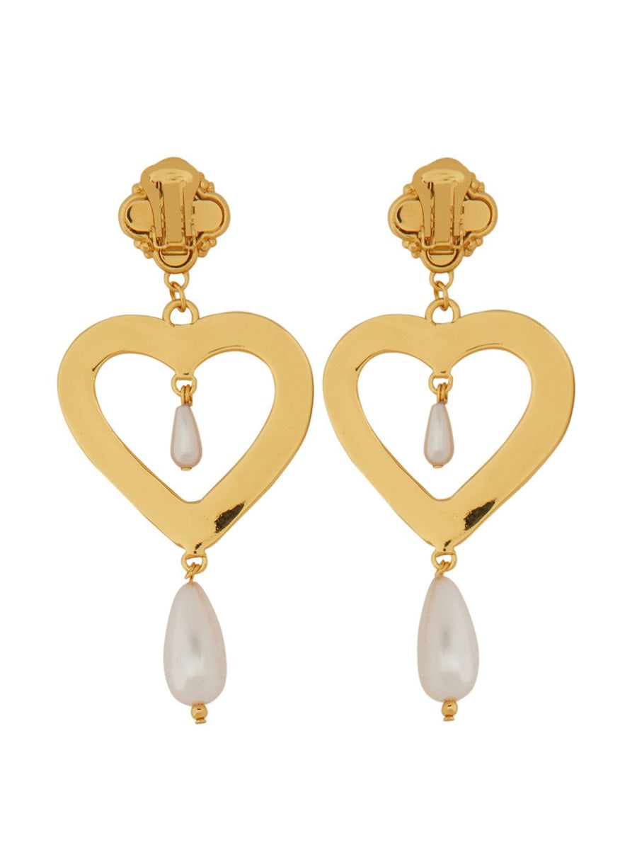 MOSCHINO Heart-Shaped Earrings