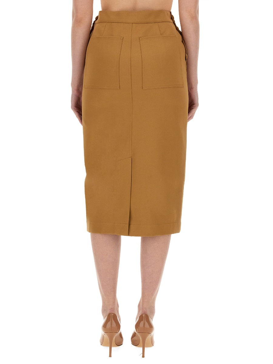 MAX MARA Slim Fit Midi Skirt - Size 40 IT