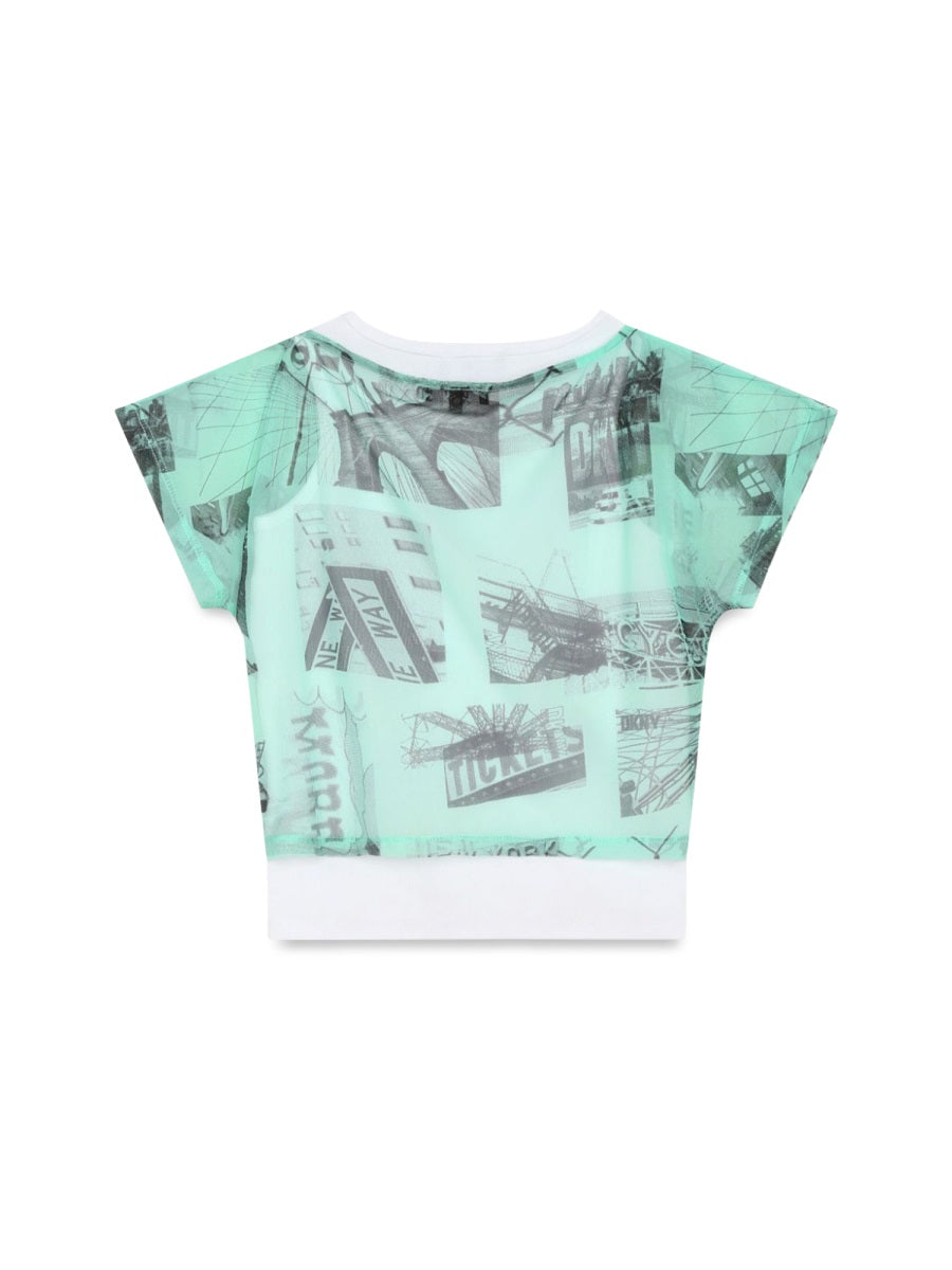 DKNY Mini Comfort Tee for Girls