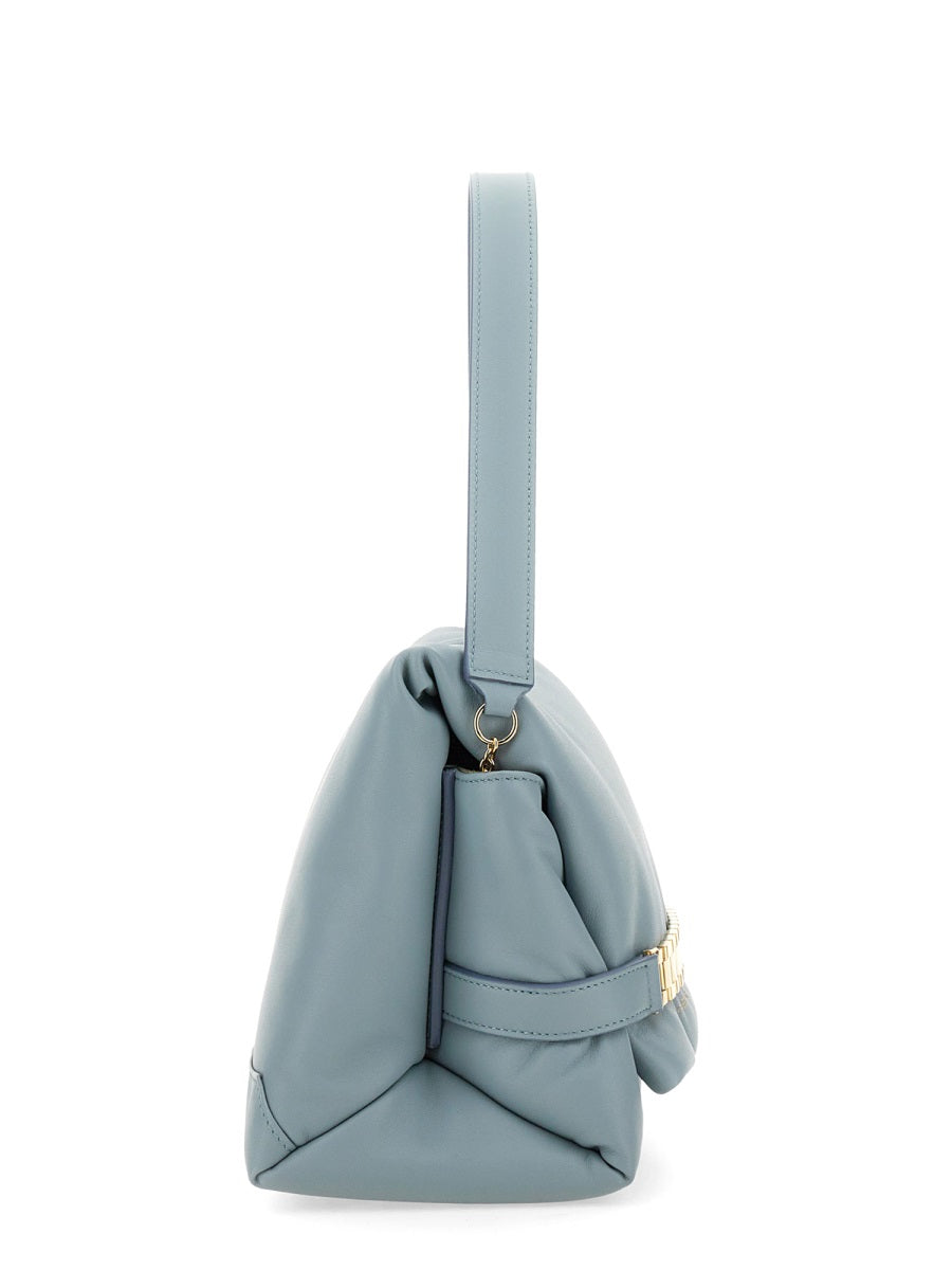 VICTORIA BECKHAM Puffy Mini Pouch Handbag with Chain