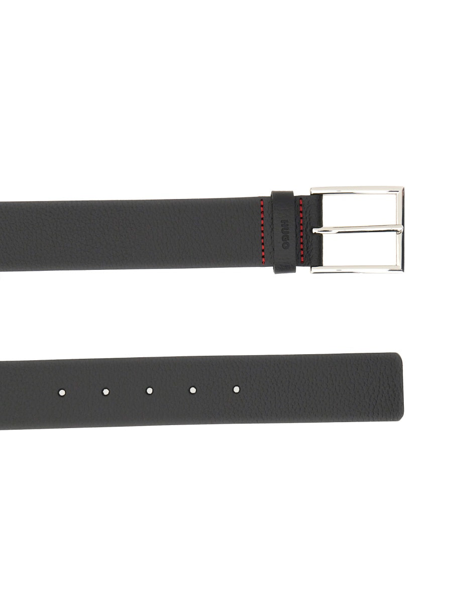 HUGO Belt with Statement Buckle