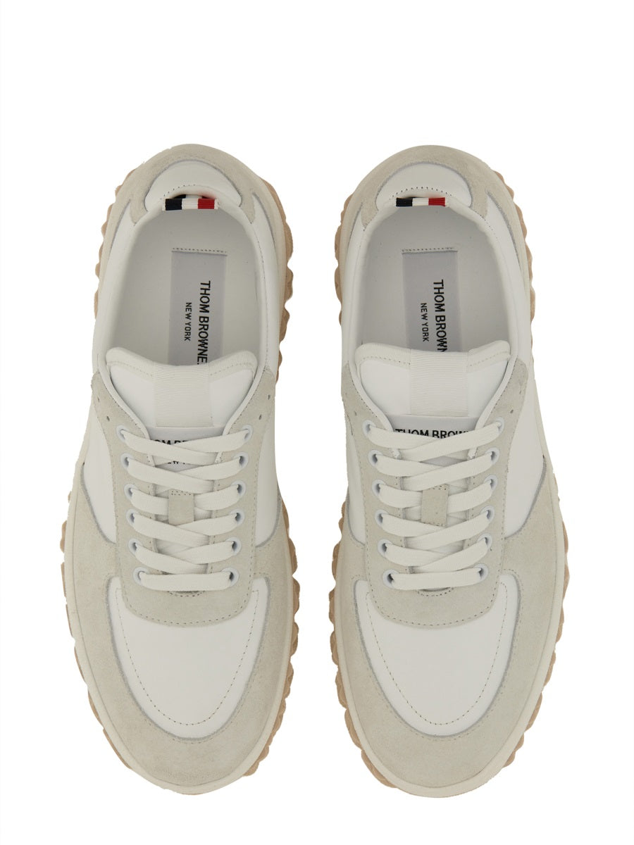 THOM BROWNE Leather Sneaker