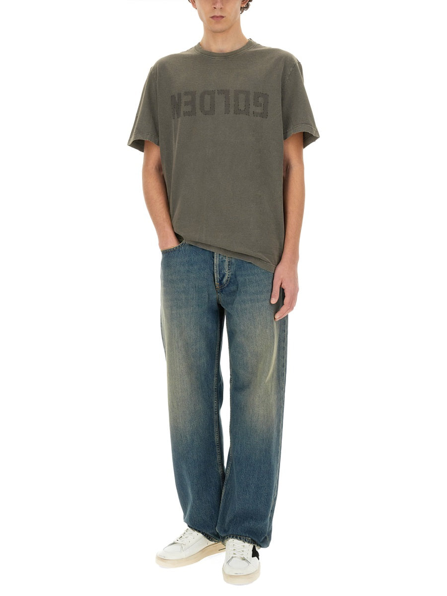 GOLDEN GOOSE Men's Cotton T-Shirt - Size L