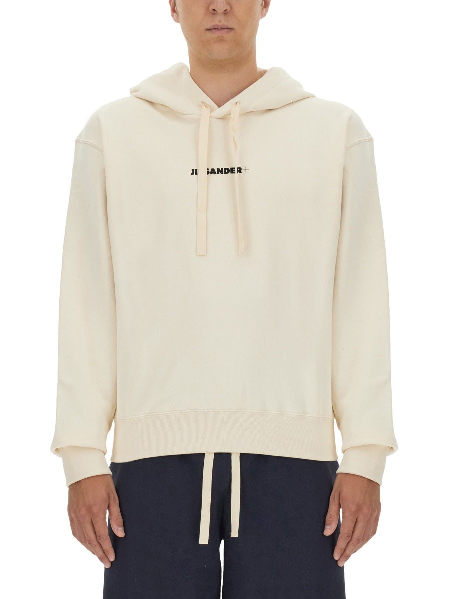 JIL SANDER Signature Logo Sweatshirt - Regular Fit
