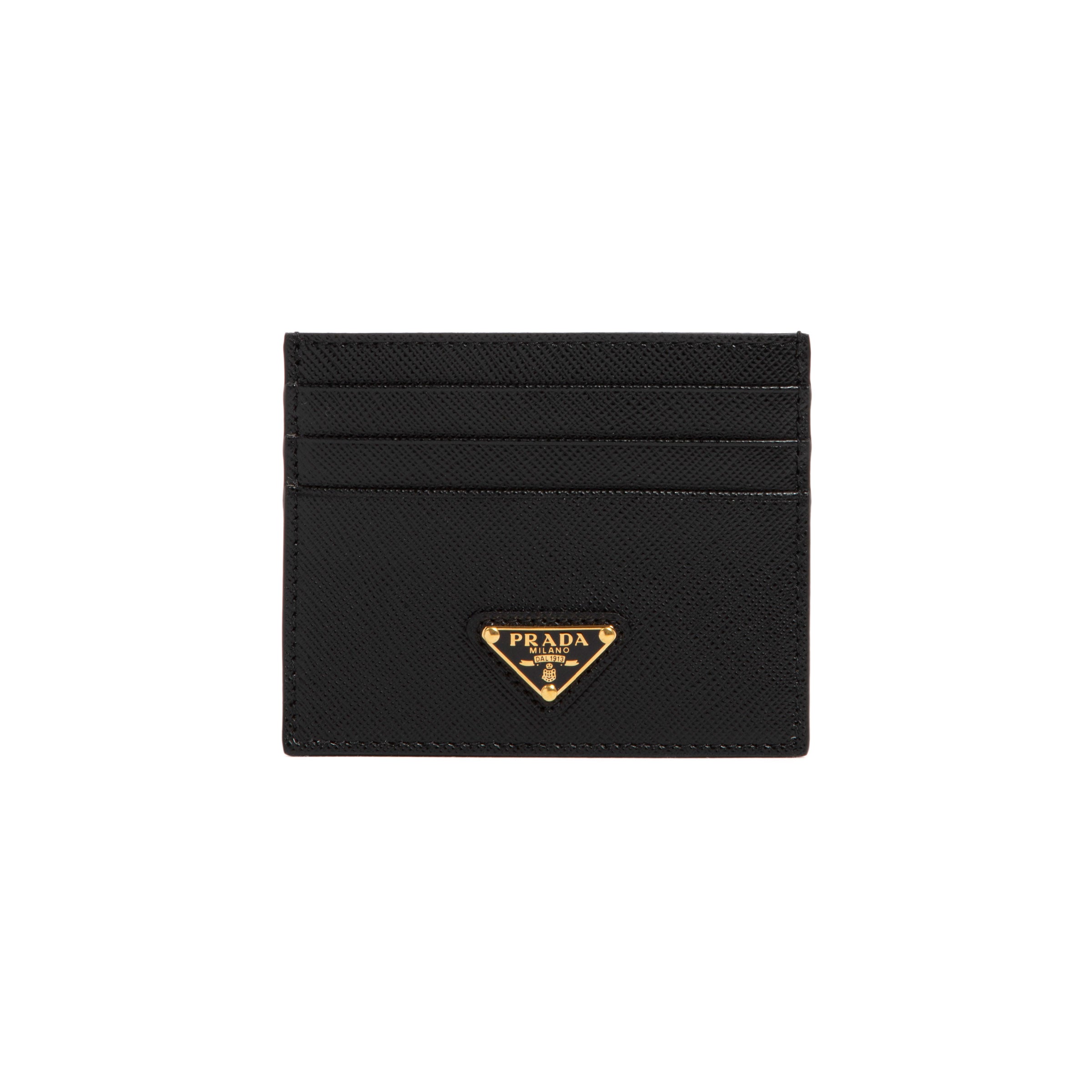 PRADA Mini Leather Card Holder