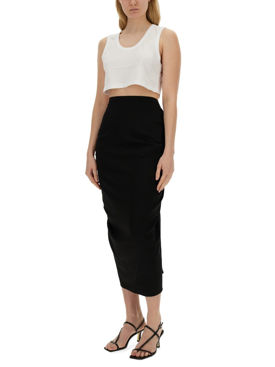 DRIES VAN NOTEN Draped Mini Skirt - Size 38 FR