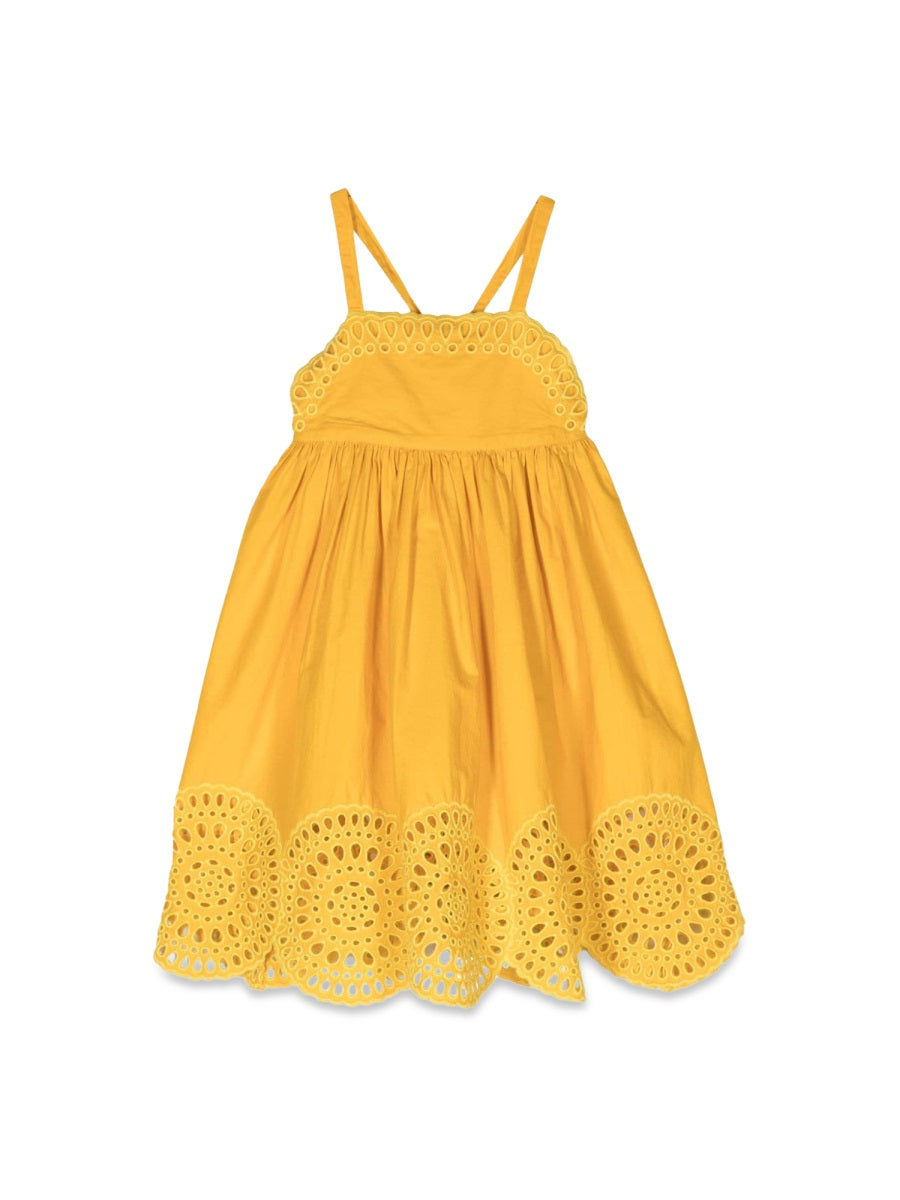 STELLA McCARTNEY Woven Mini Dress for Girls