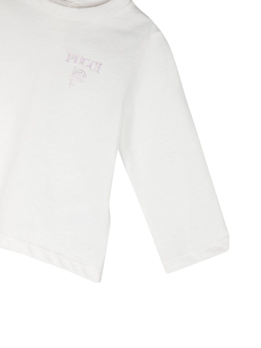 PUCCI Mini Cotton T-Shirt for Girls