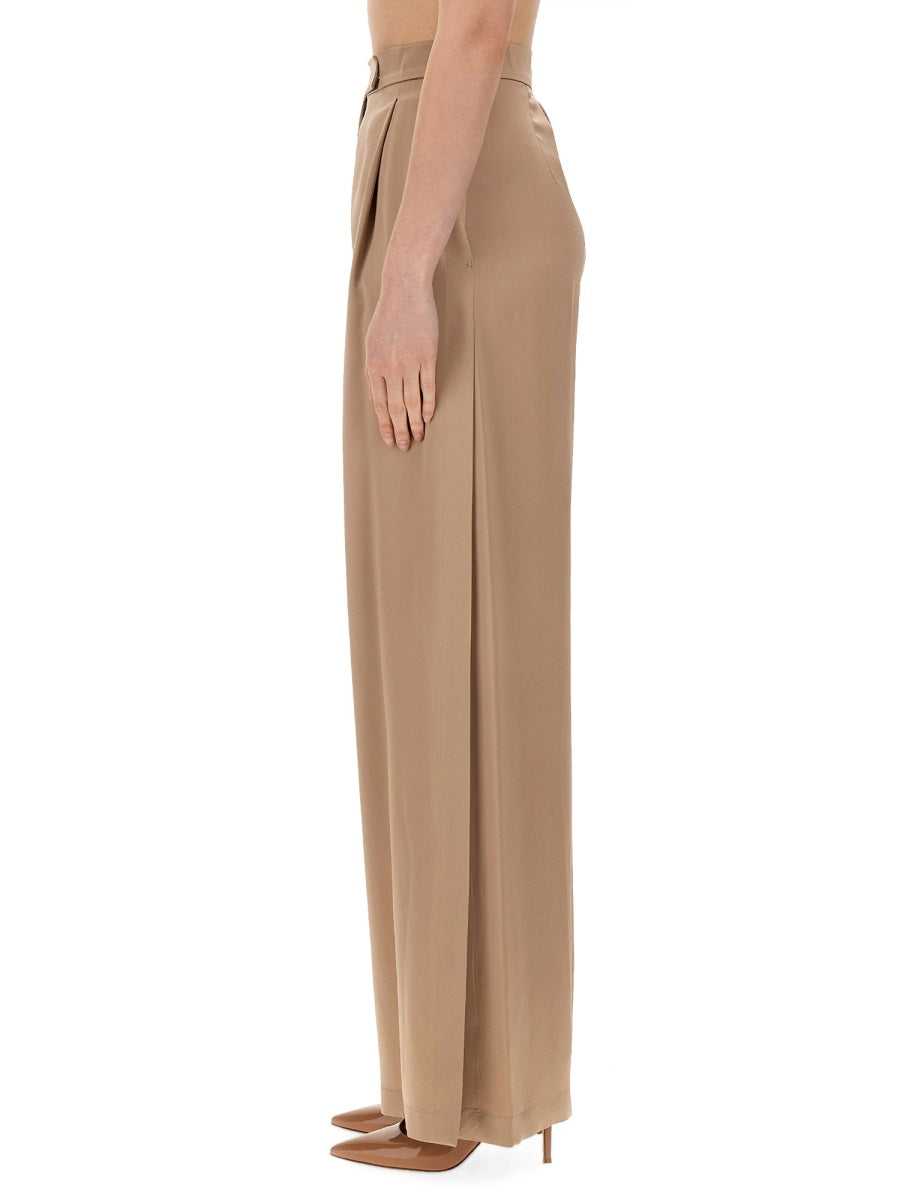 MAX MARA Elegant Regular Fit Silk Pants Size 40
