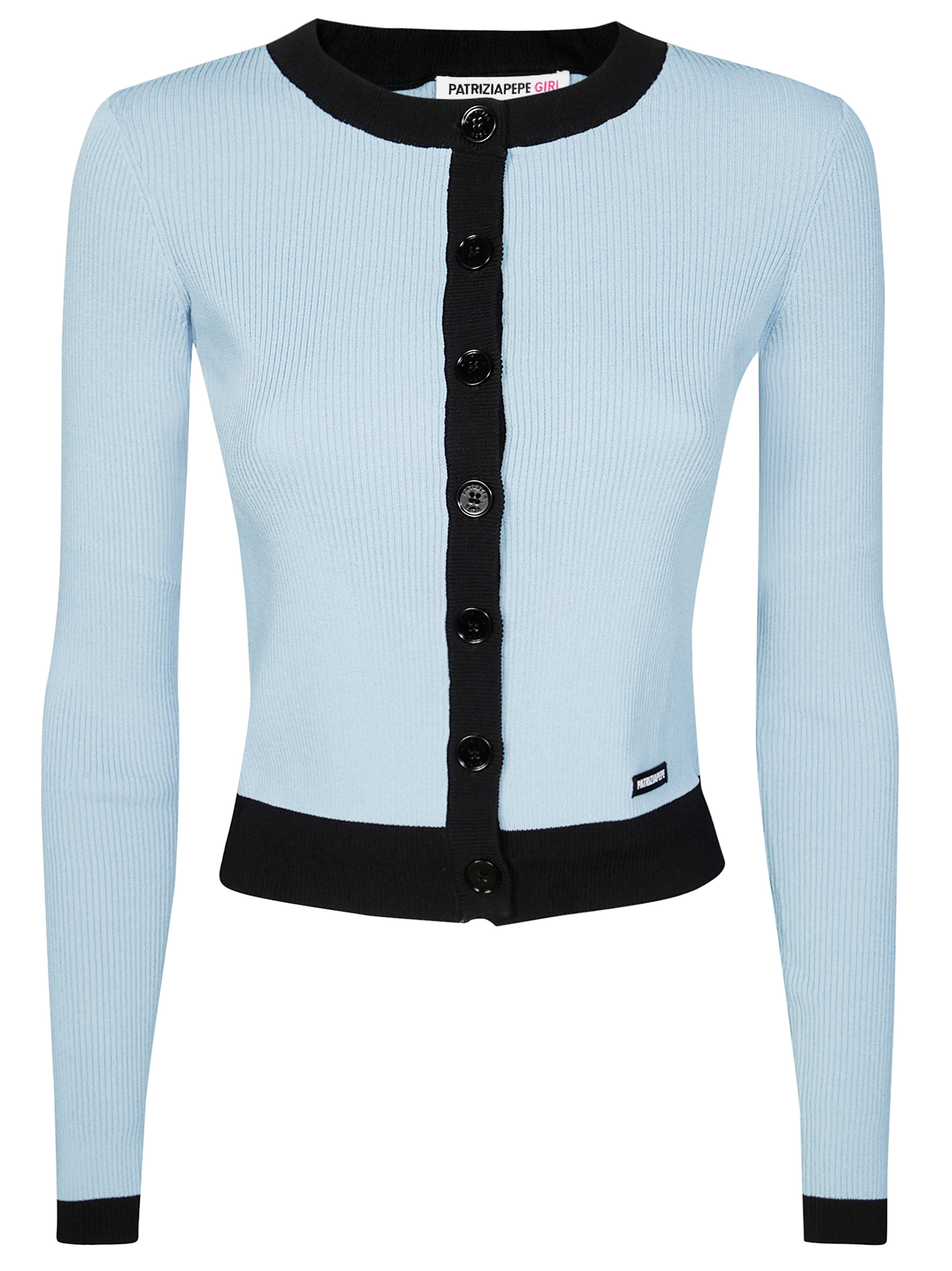 PATRIZIA PEPE Bicolor Mini Cardigan