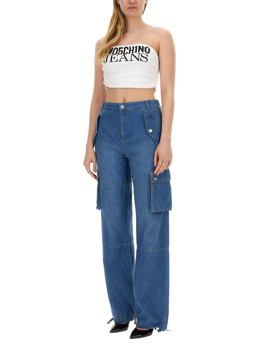MOSCHINO JEANS Regular Fit Cargo Pants - Size 27