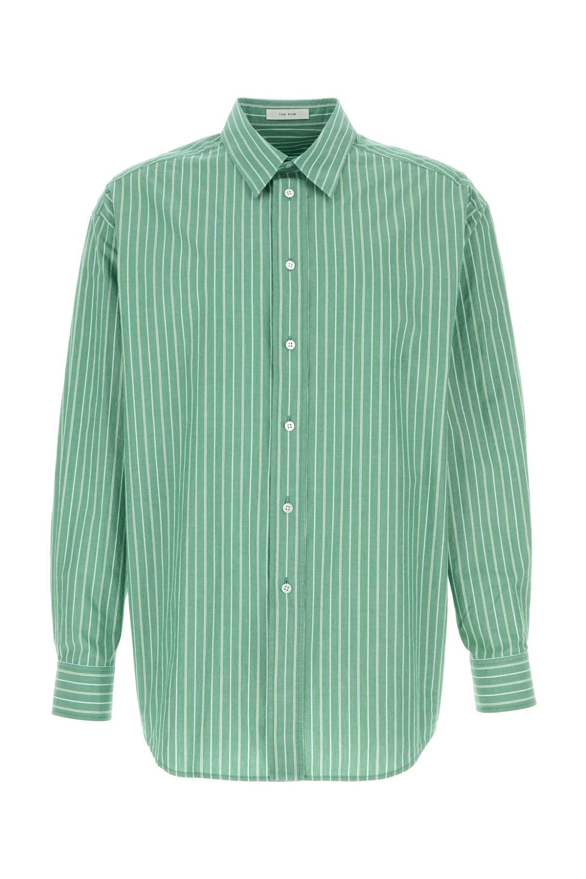 THE ROW Embroidered Cotton Shirt - SS25 Collection