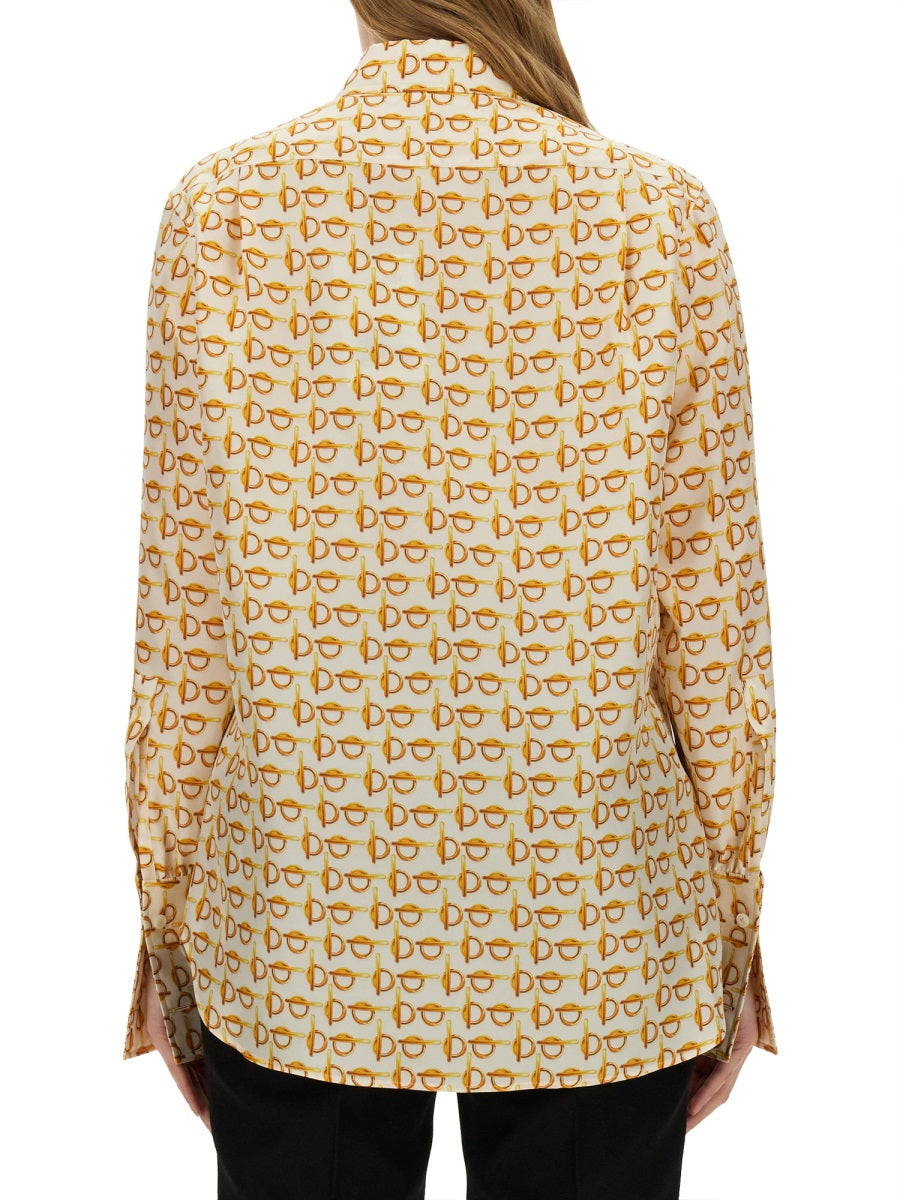 BURBERRY Silk Shirt, Size 8 UK