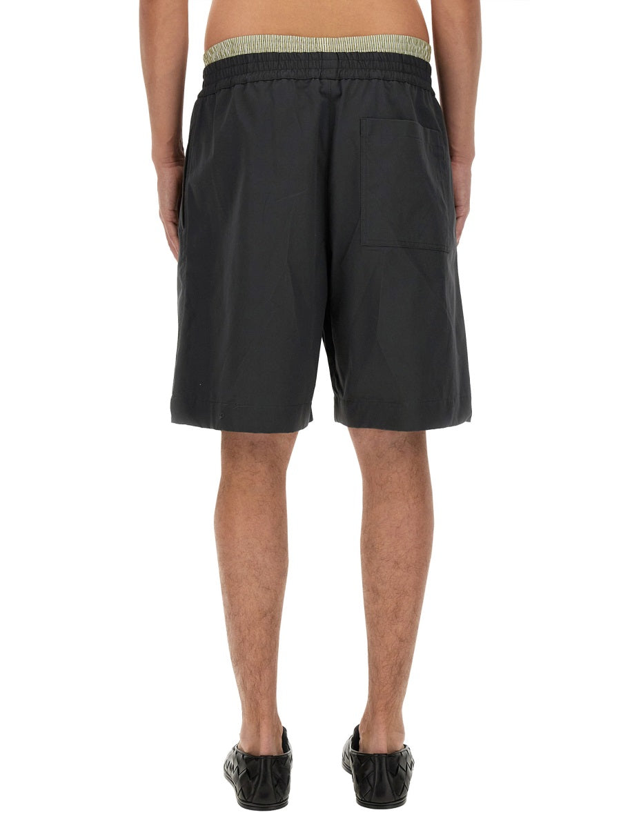BOTTEGA VENETA Classic Cotton Shorts - Size L