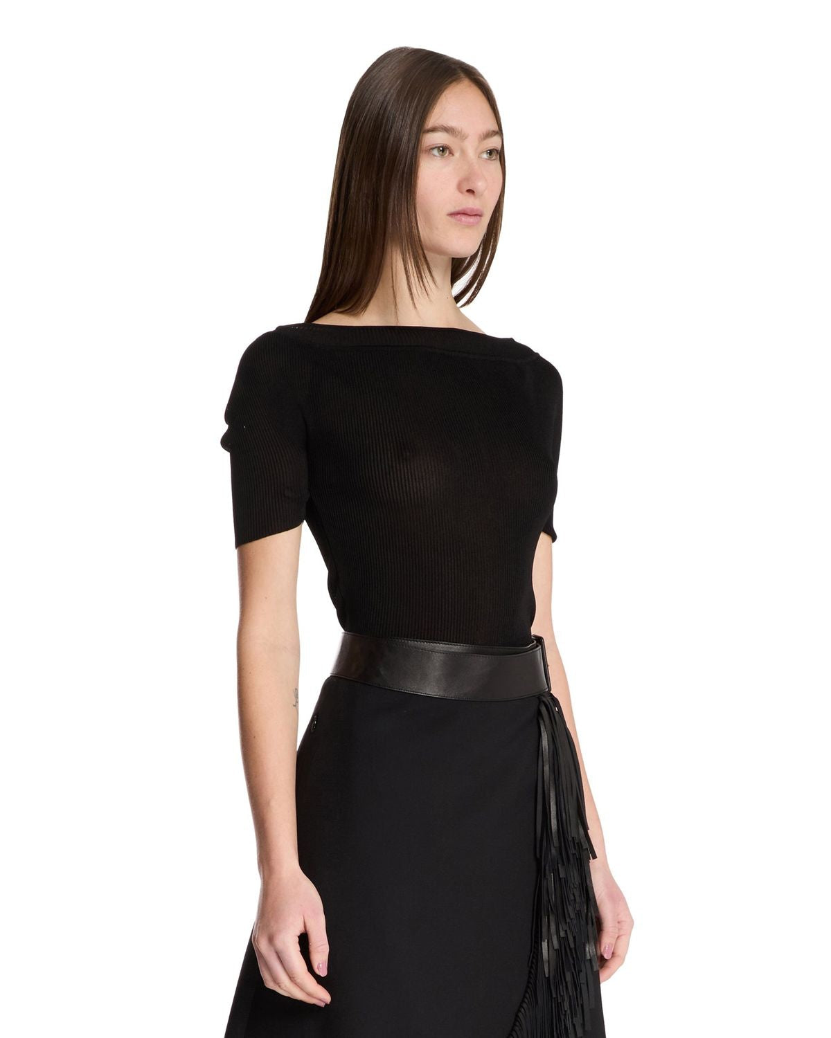 KHAITE Elegant Boat Neck Top for Women