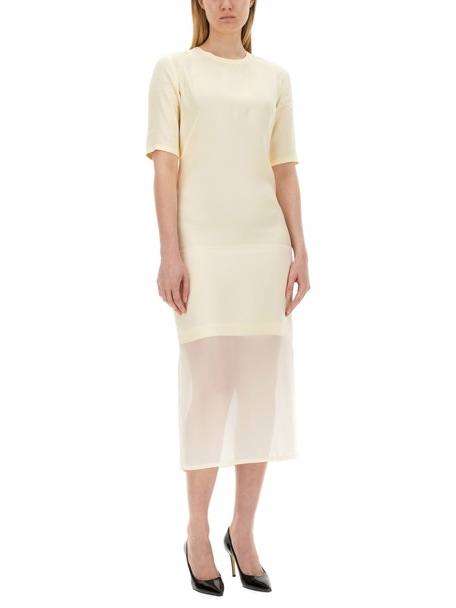 SPORTMAX Regular Fit Mini Dress with Soft Fabric