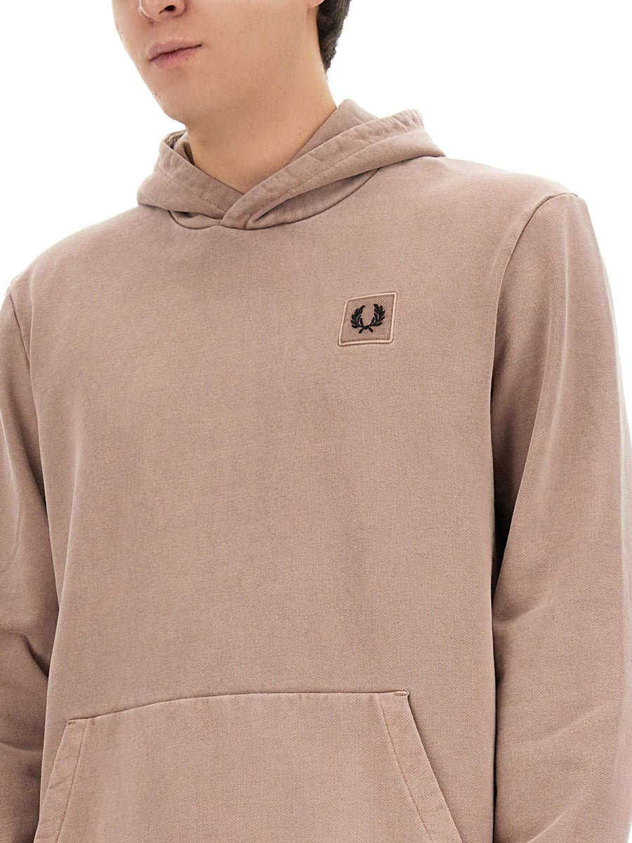 FRED PERRY Classic Logo Sweatshirt for Men - Size L