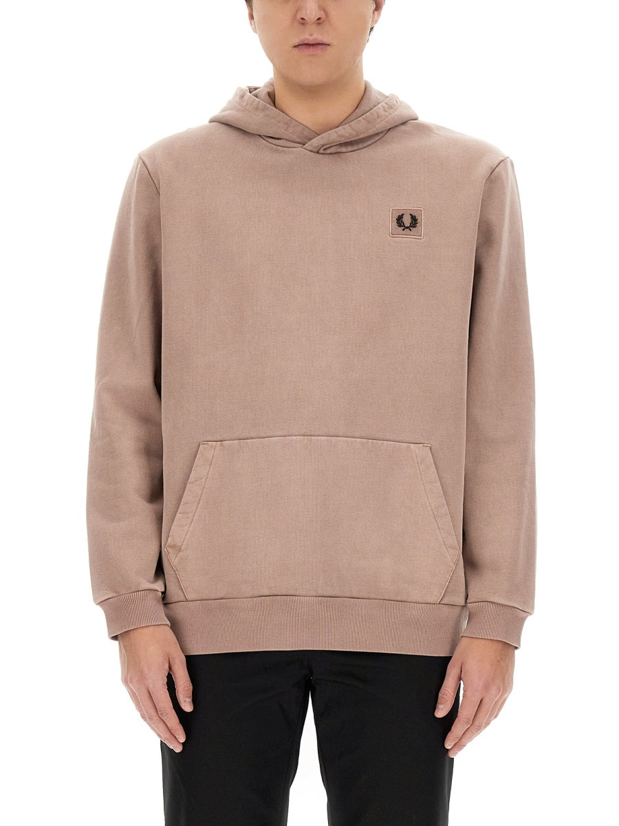 FRED PERRY Classic Logo Sweatshirt for Men - Size L
