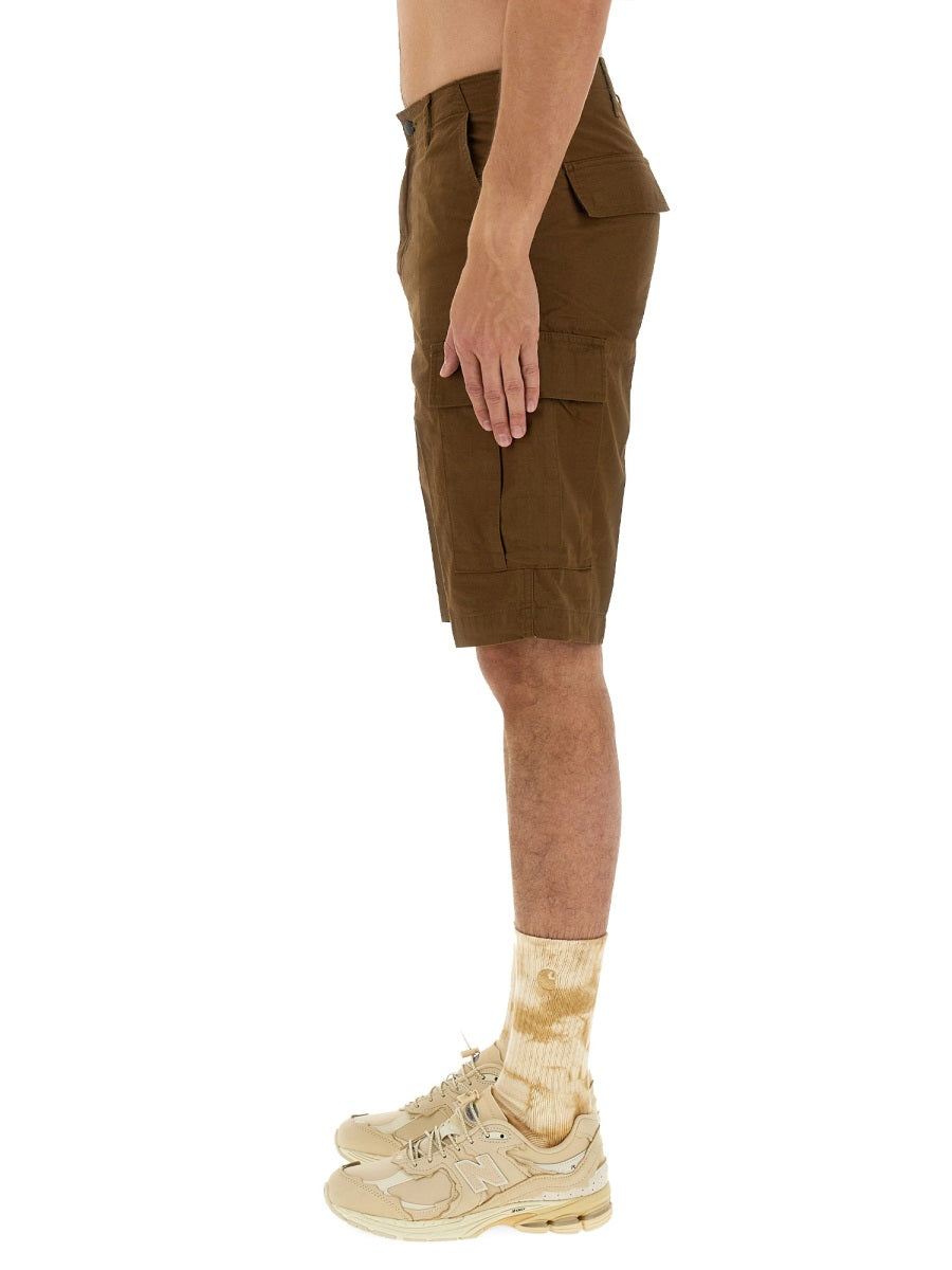 CARHARTT WIP Cotton Bermuda Shorts - Size 31