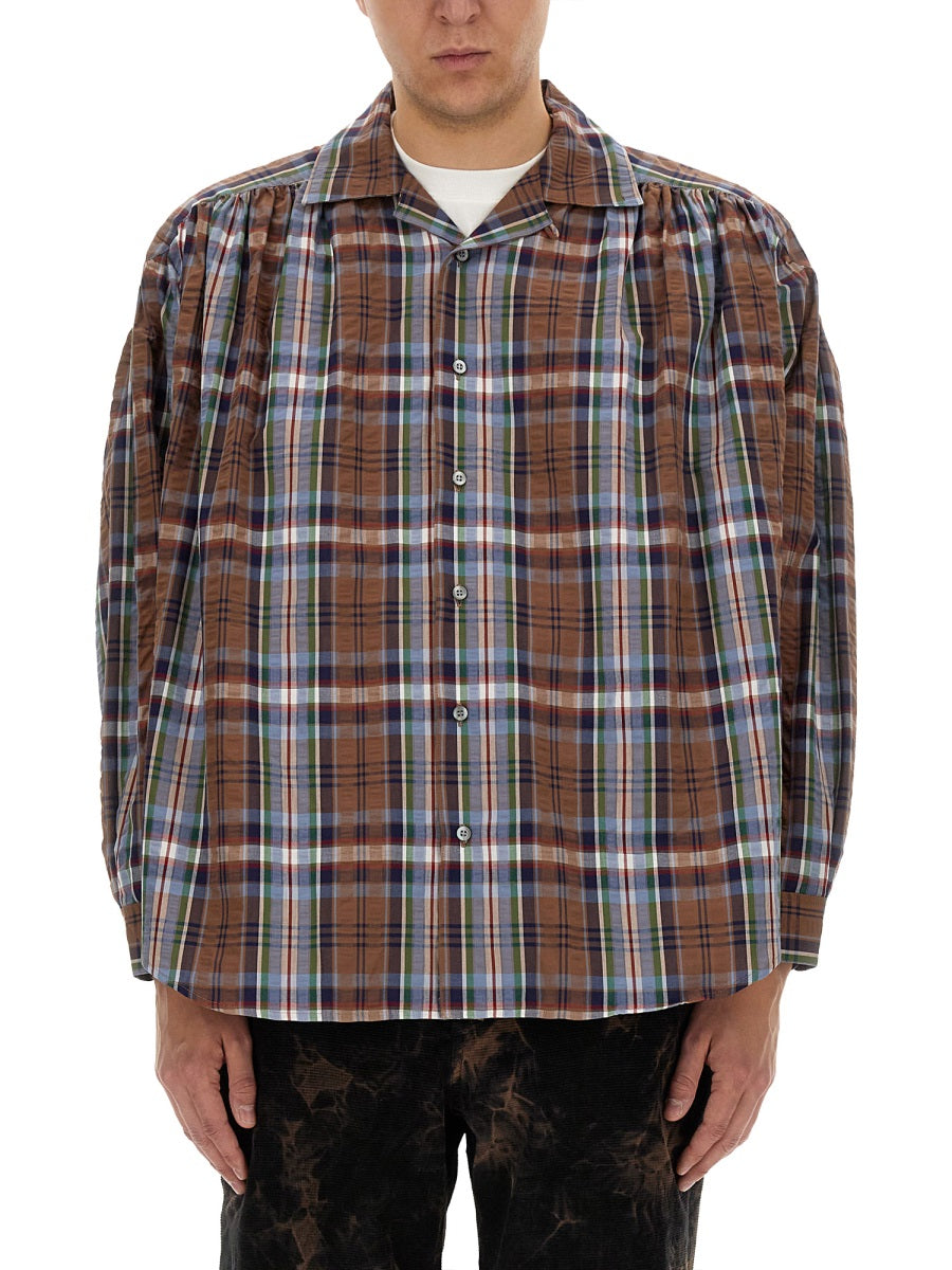 AïE Oversized Cotton Seersucker Shirt - Size L