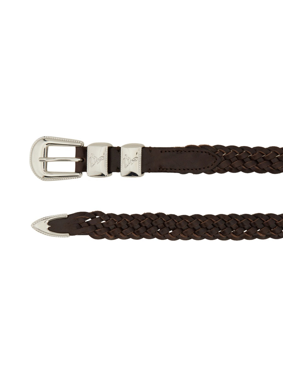 WOBURN WALK Wing Tip 6-Ply Leather Belt