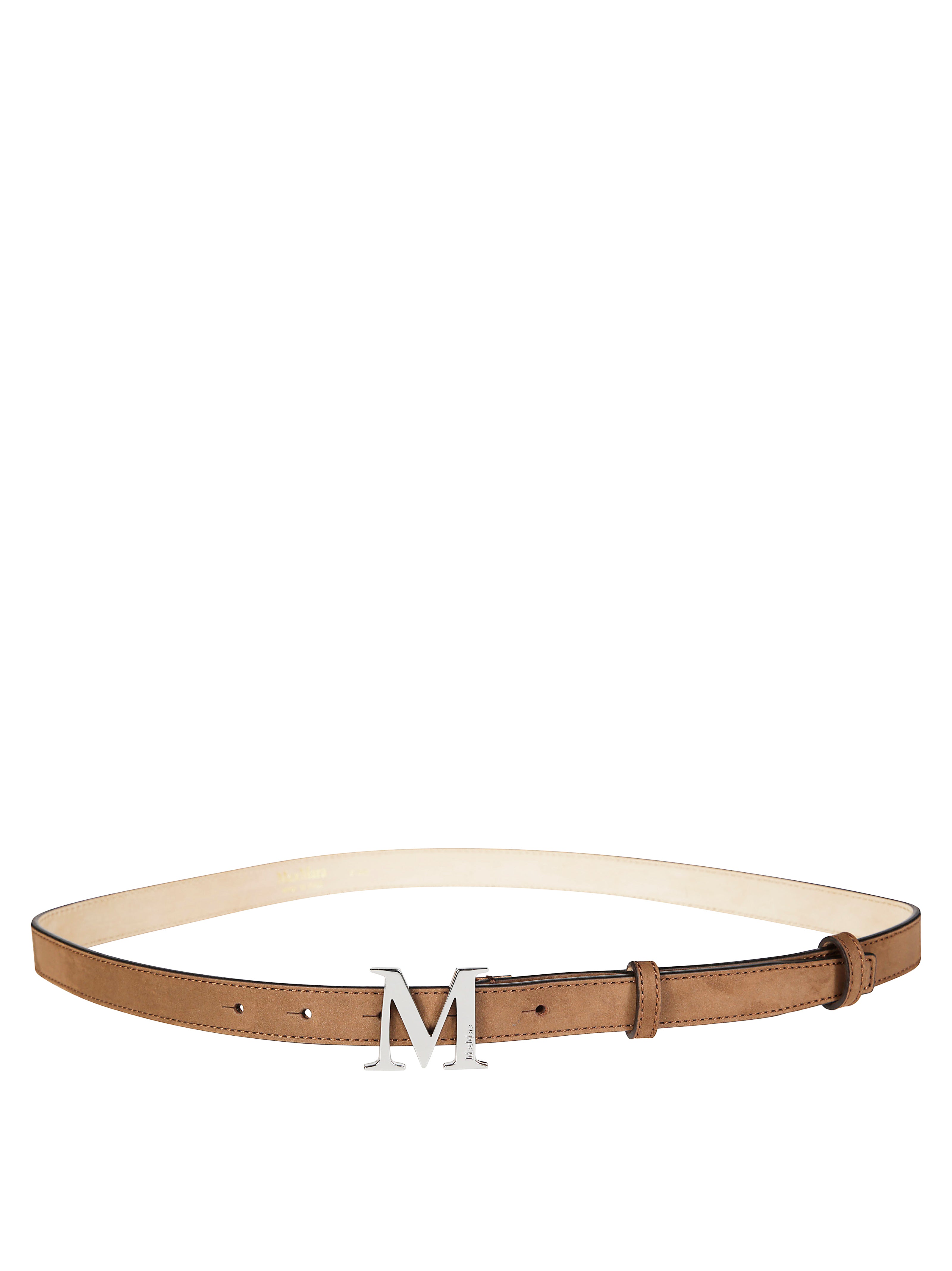 MAX MARA ACCESSORI Classic Suede Belt for Men