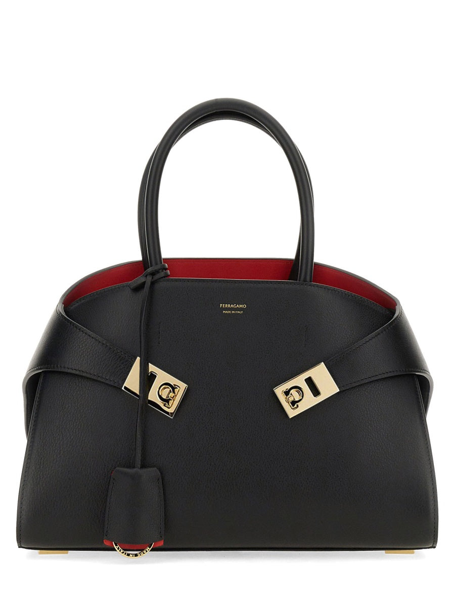 Ferragamo Mini Handbag "Hug" - 22 cm x 31.5 cm x 19 cm