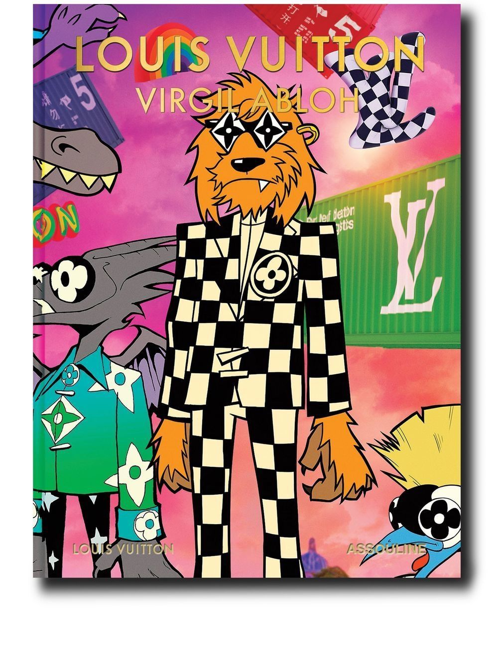 ASSOULINE Mini Virgil Abloh Cartoon Cover Coffee Table Book