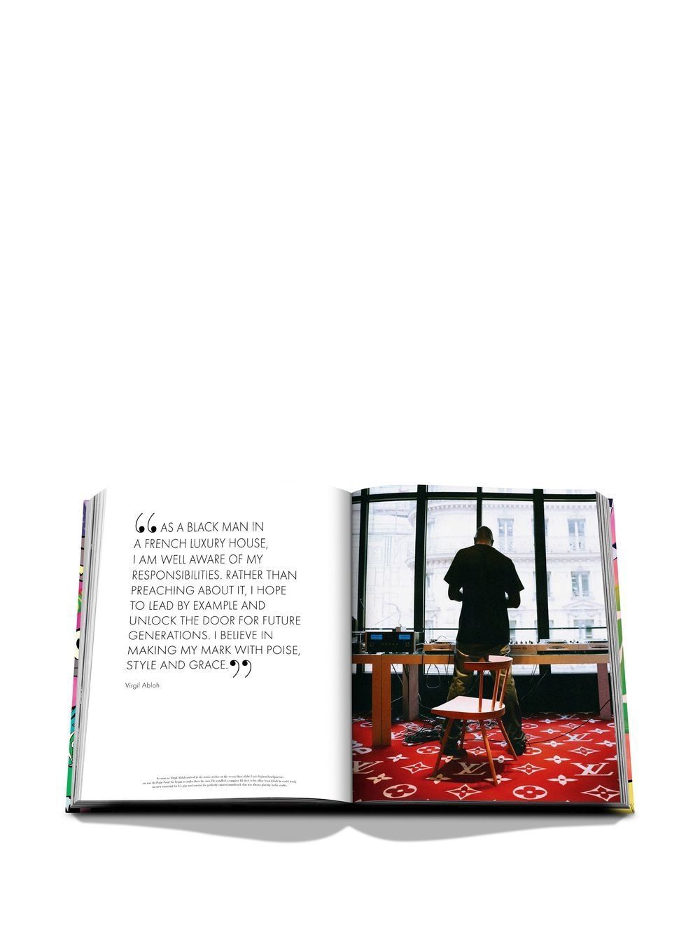 ASSOULINE Mini Virgil Abloh Cartoon Cover Coffee Table Book