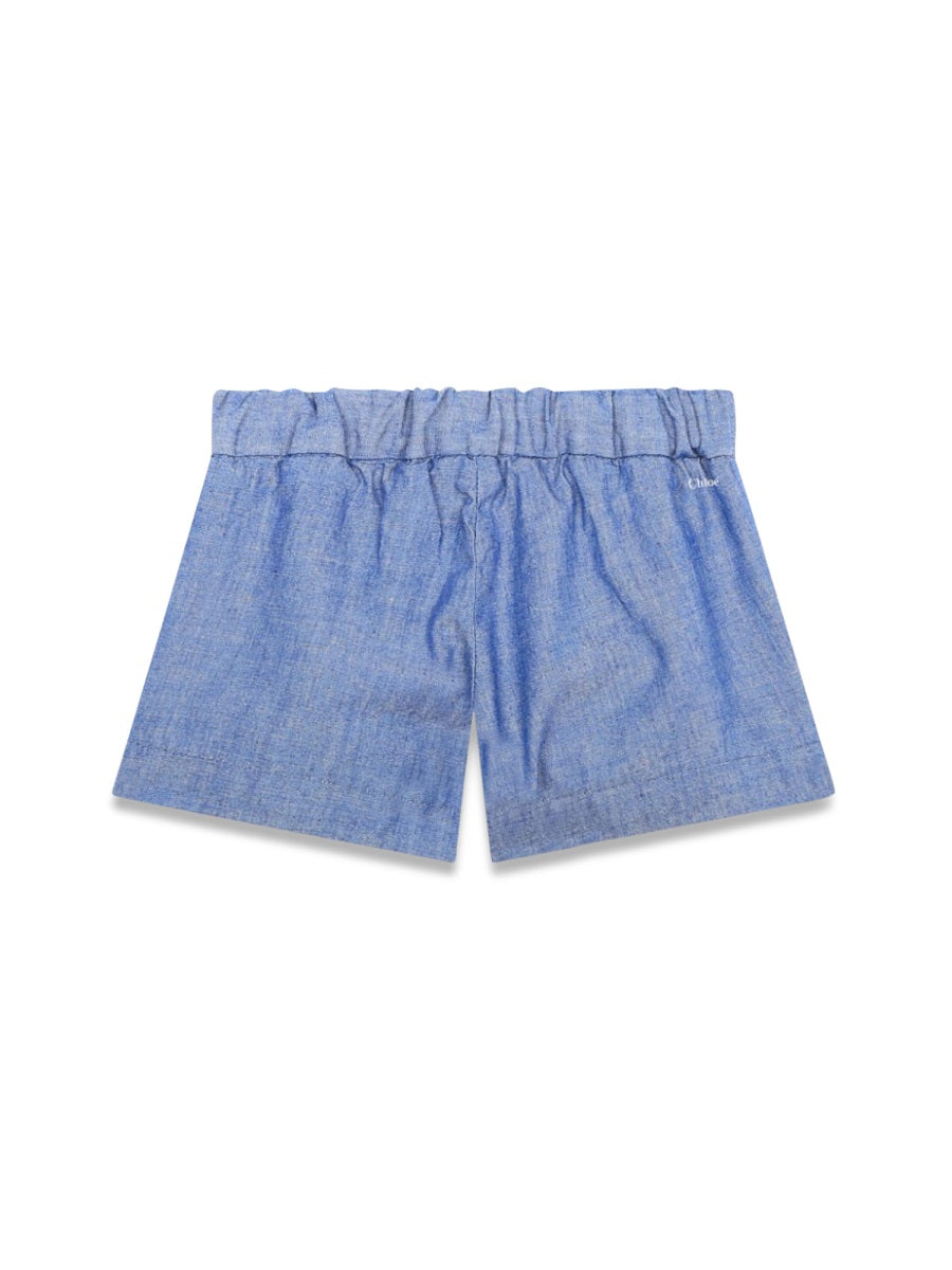 CHLOÉ Baby Mini Cotton Shorts