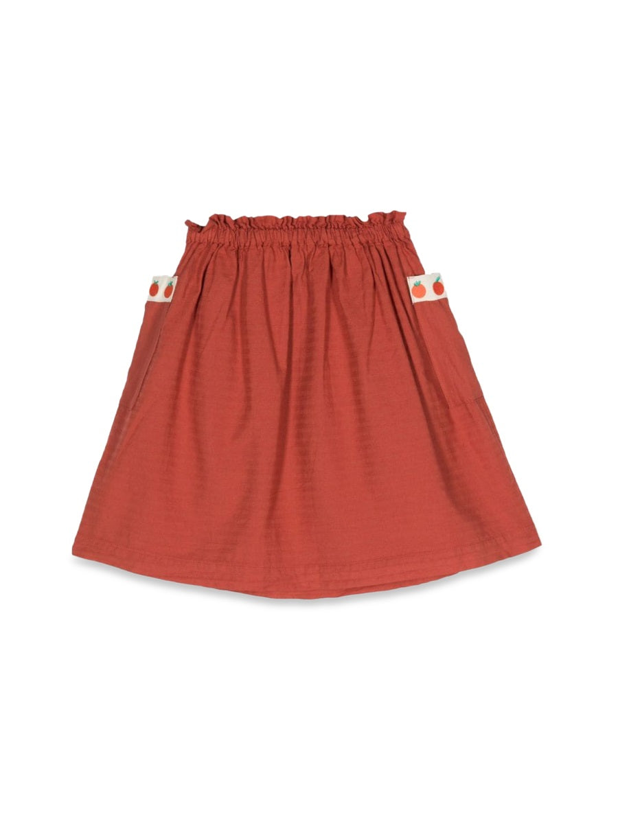 BOBO CHOSES Mini Pockets Woven Skirt for Girls