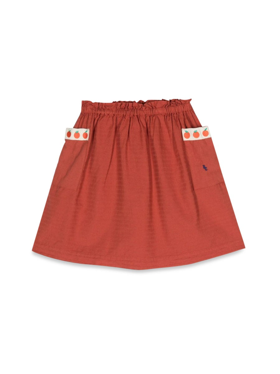 BOBO CHOSES Mini Pockets Woven Skirt for Girls