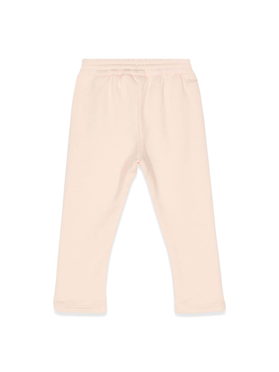CHLOÉ Girls' Cotton Mini Jogging Pants