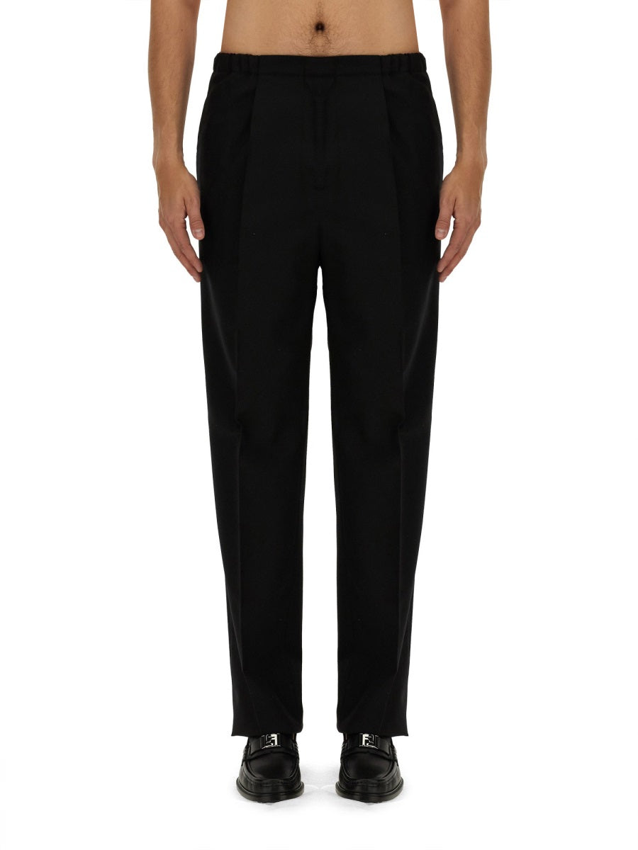 FENDI Luxury Wool Trousers - Size 50 IT