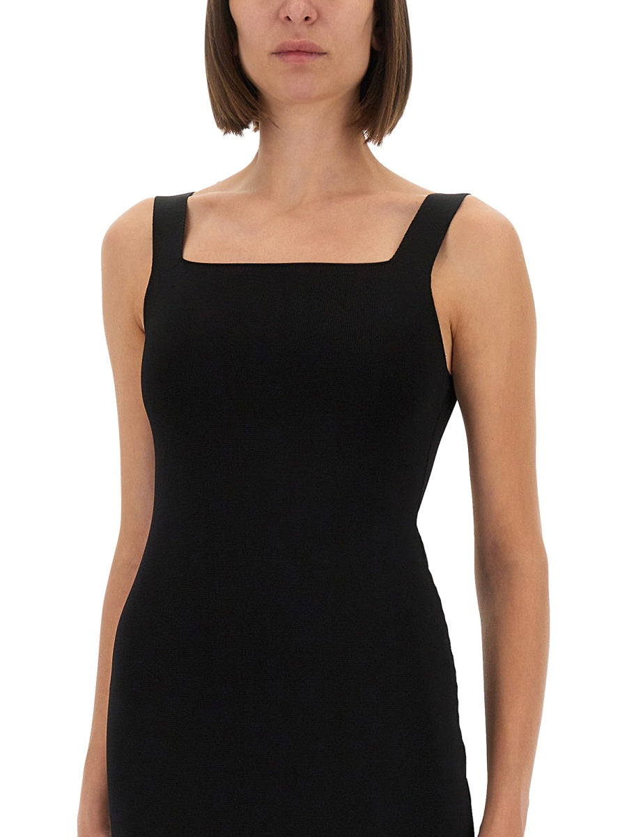 KHAITE Slim Fit Mini Dress