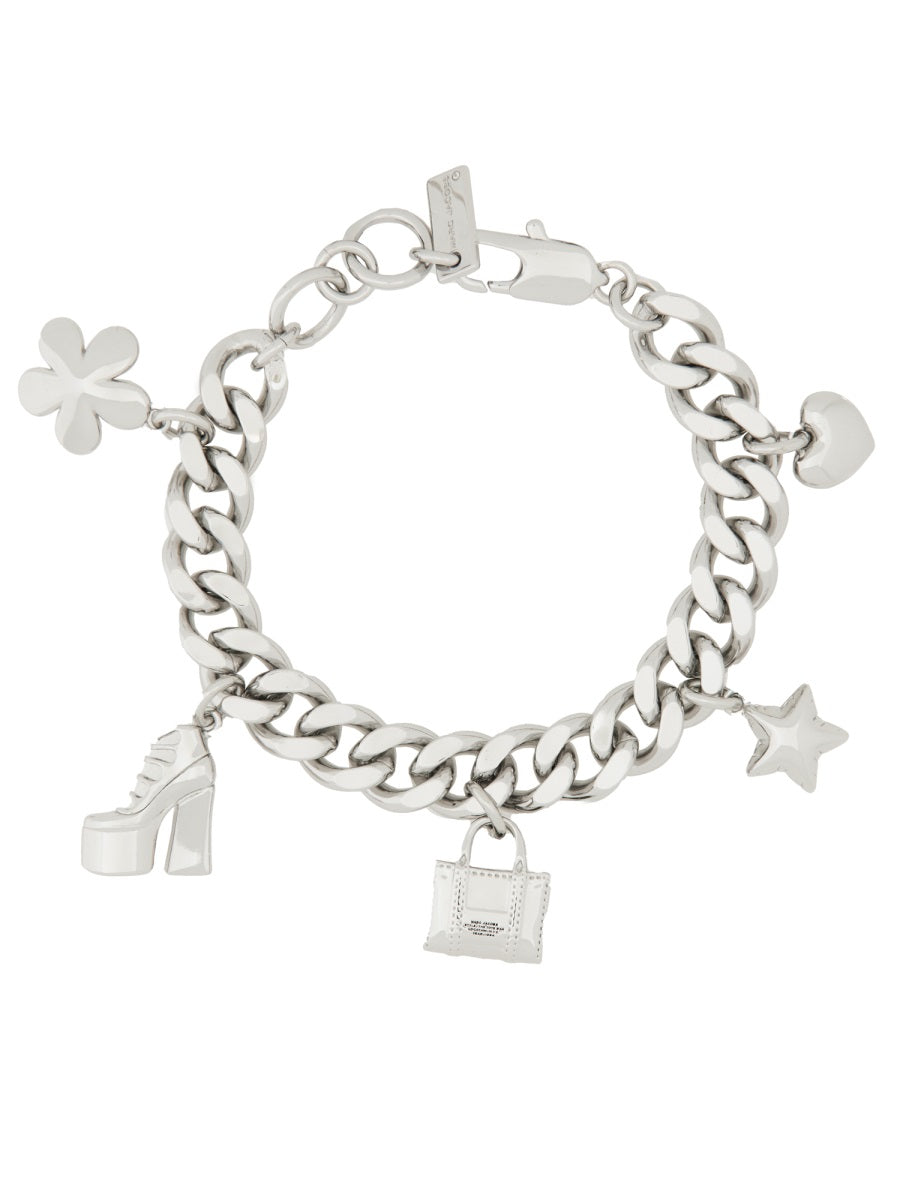 MARC JACOBS Mini Icon Charm Chain Bracelet