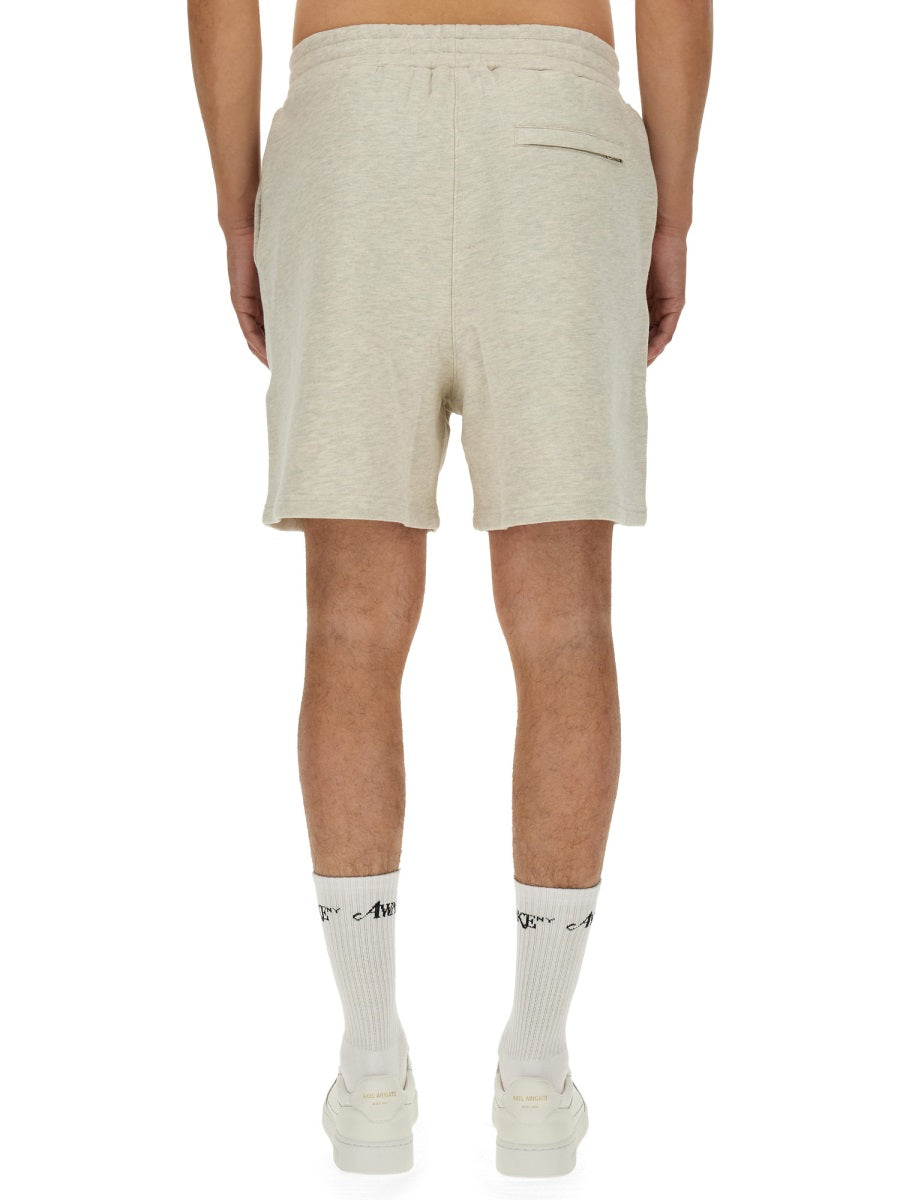 AWAKE NY Fleece Bermuda Shorts with Logo - Size M