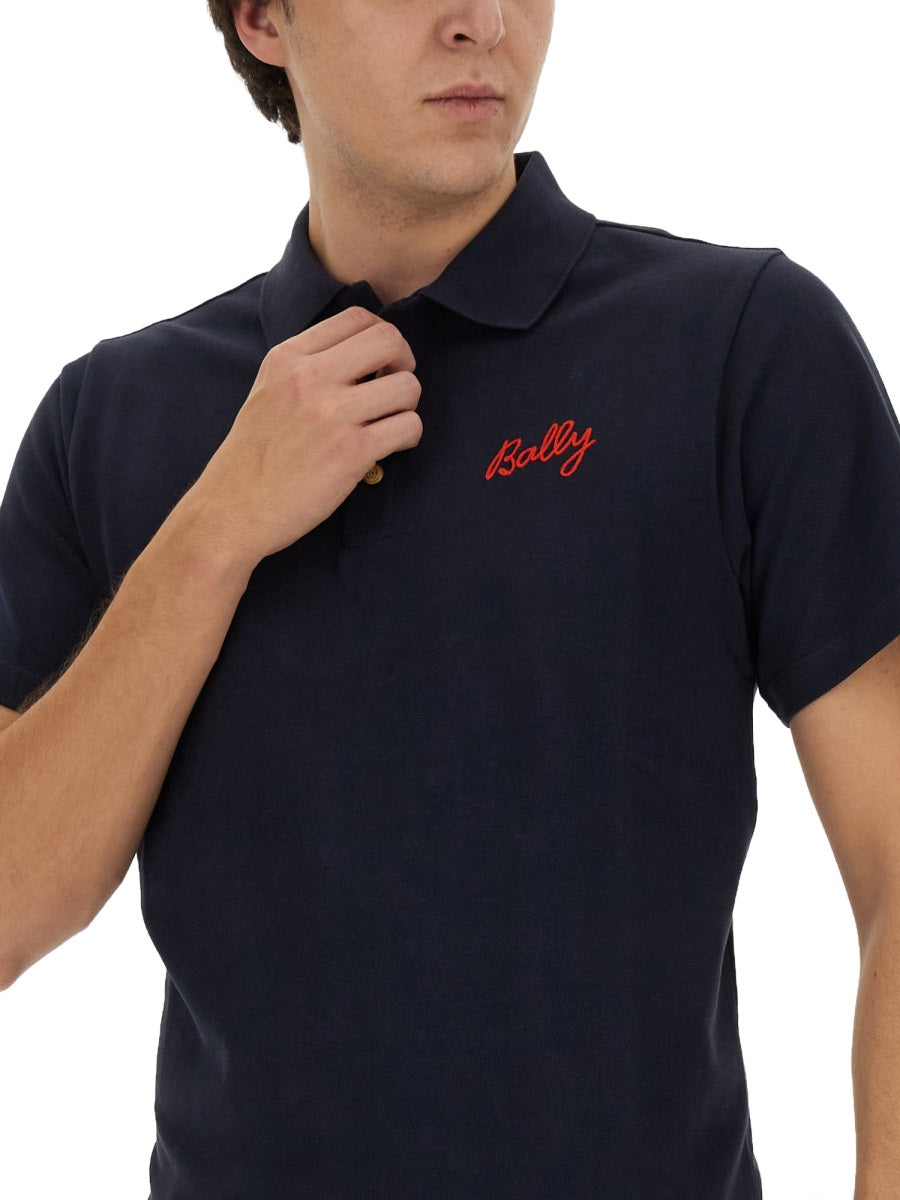 BALLY Classic Logo Polo Shirt - Size L