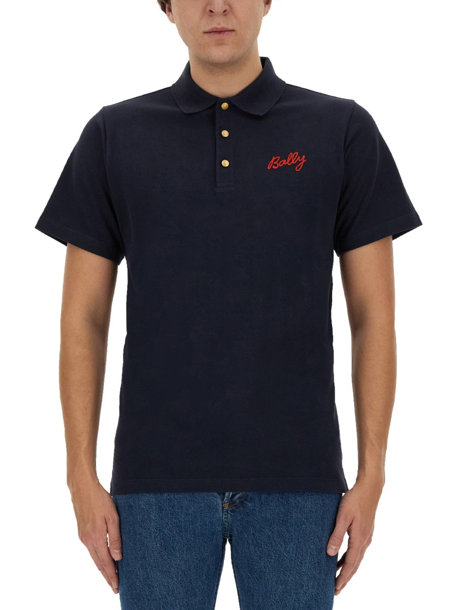 BALLY Classic Logo Polo Shirt - Size L
