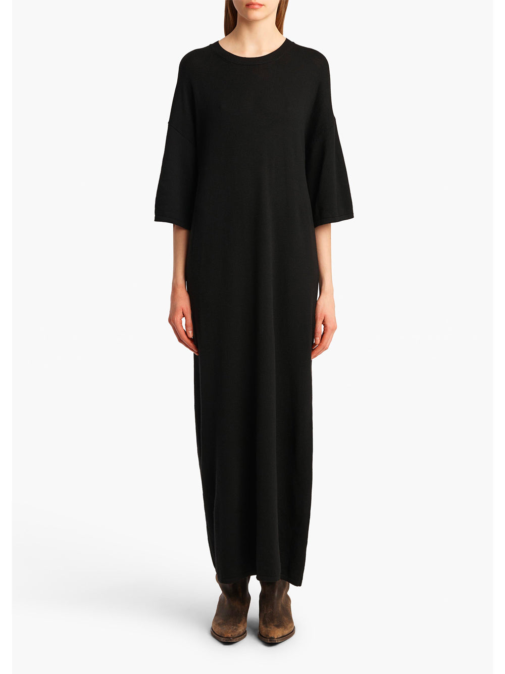 KHAITE Elegant Bindi Mini Dress