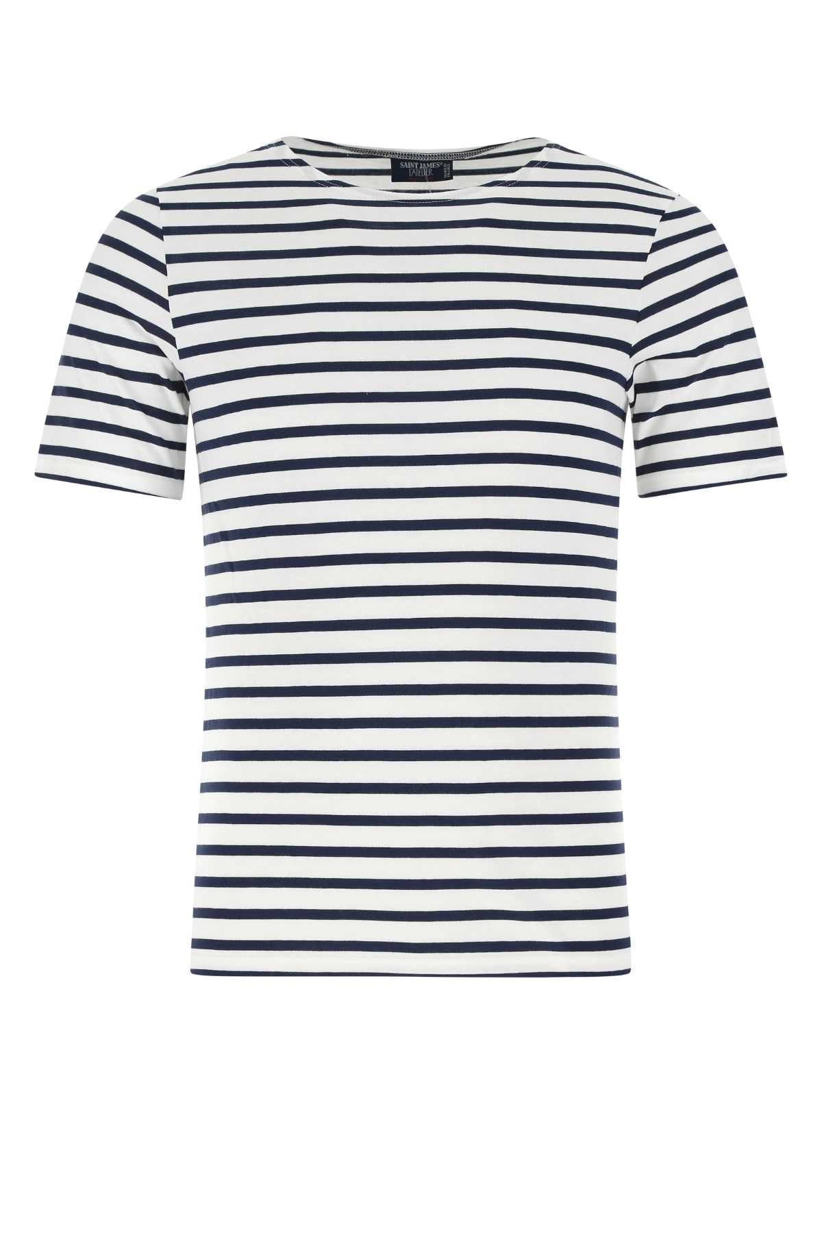 SAINT JAMES Men's Embroidered Cotton T-Shirt - SS25