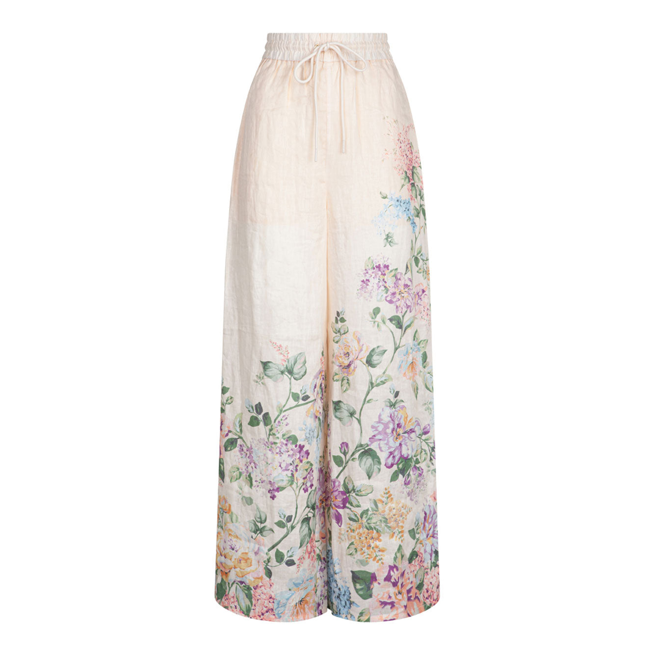 ZIMMERMANN Wide Leg Trousers - Floral Print