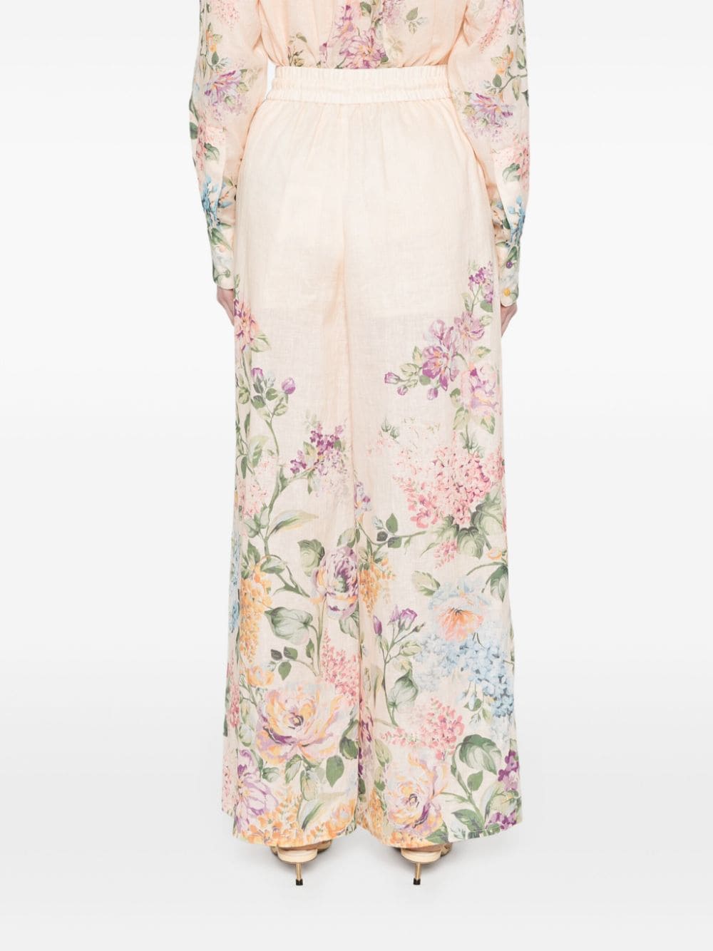 ZIMMERMANN Wide Leg Trousers - Floral Print